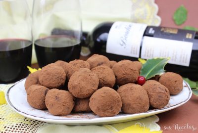 trufas al vino