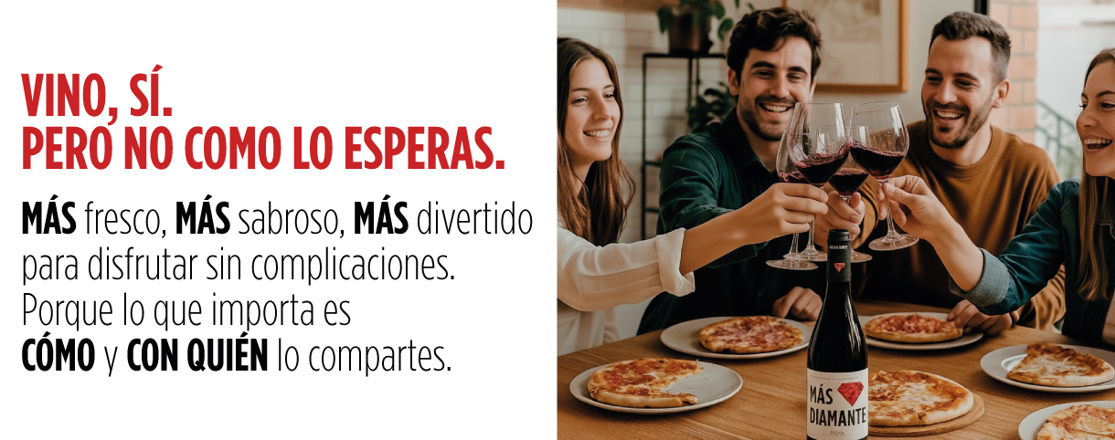 VINO, SÍ. PERO NO COMO LO ESPERAS.