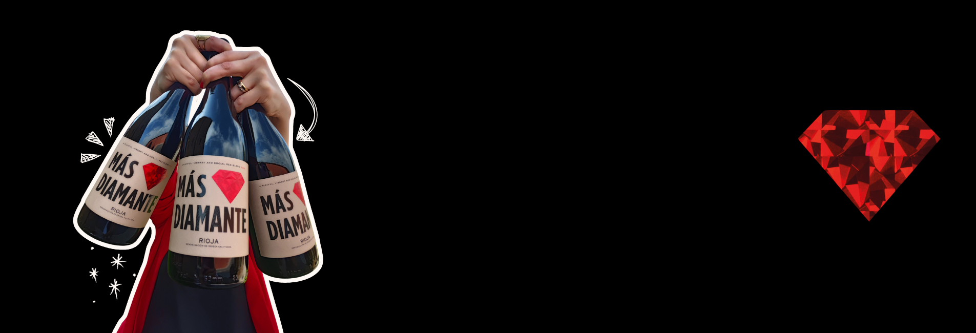 MÁS DIAMANTE RED BLEND, el primer Red Blend de Rioja
