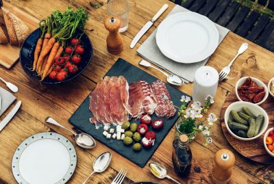 comida mesa aperitivo