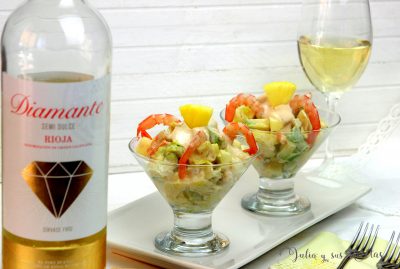 ensalada de gambas